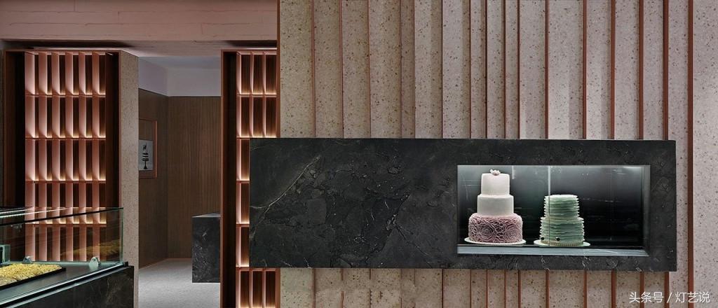 纽约不一样的蛋糕店，柜体照明用的好！