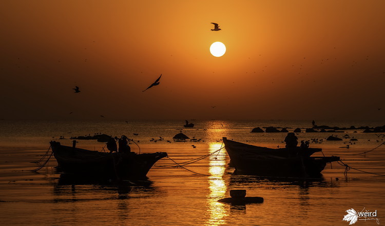 秦皇岛日落最佳拍摄,最美日出日落摄影