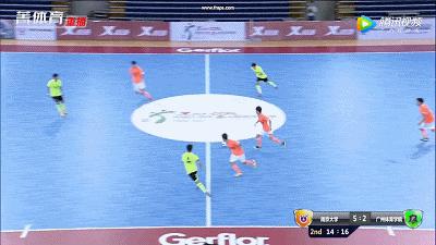 中国五人制足球大学生南区赛,校园足球5人制足球进攻跑位