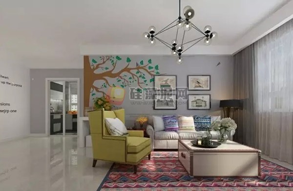 客厅用硅藻泥和墙布装修哪个好,硅藻泥装修价格多少钱一平方