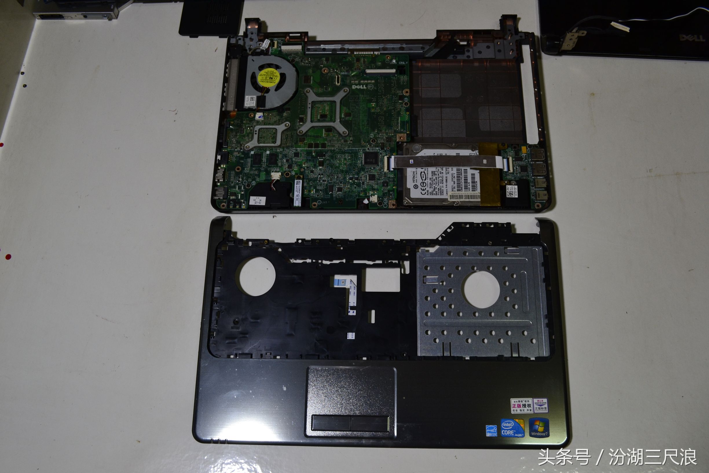 戴尔1464笔记本拆机研究图解