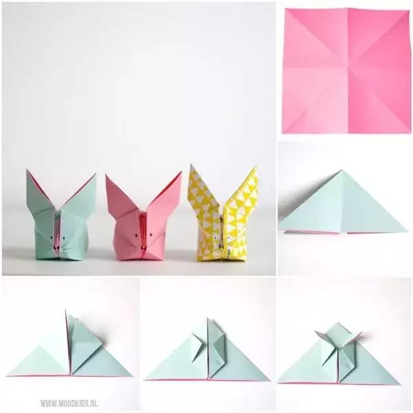 五角星立体折纸幼儿园,五角星手工折纸幼儿园