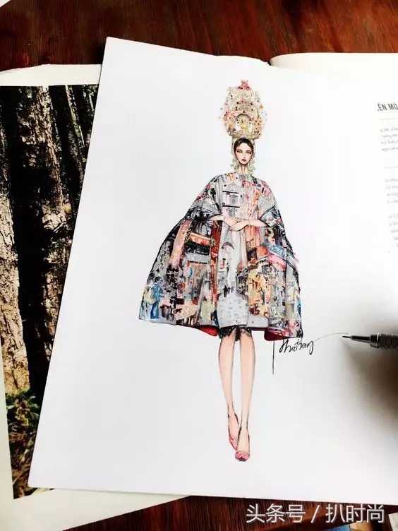 礼服好高级感,怎么画礼服设计手稿图