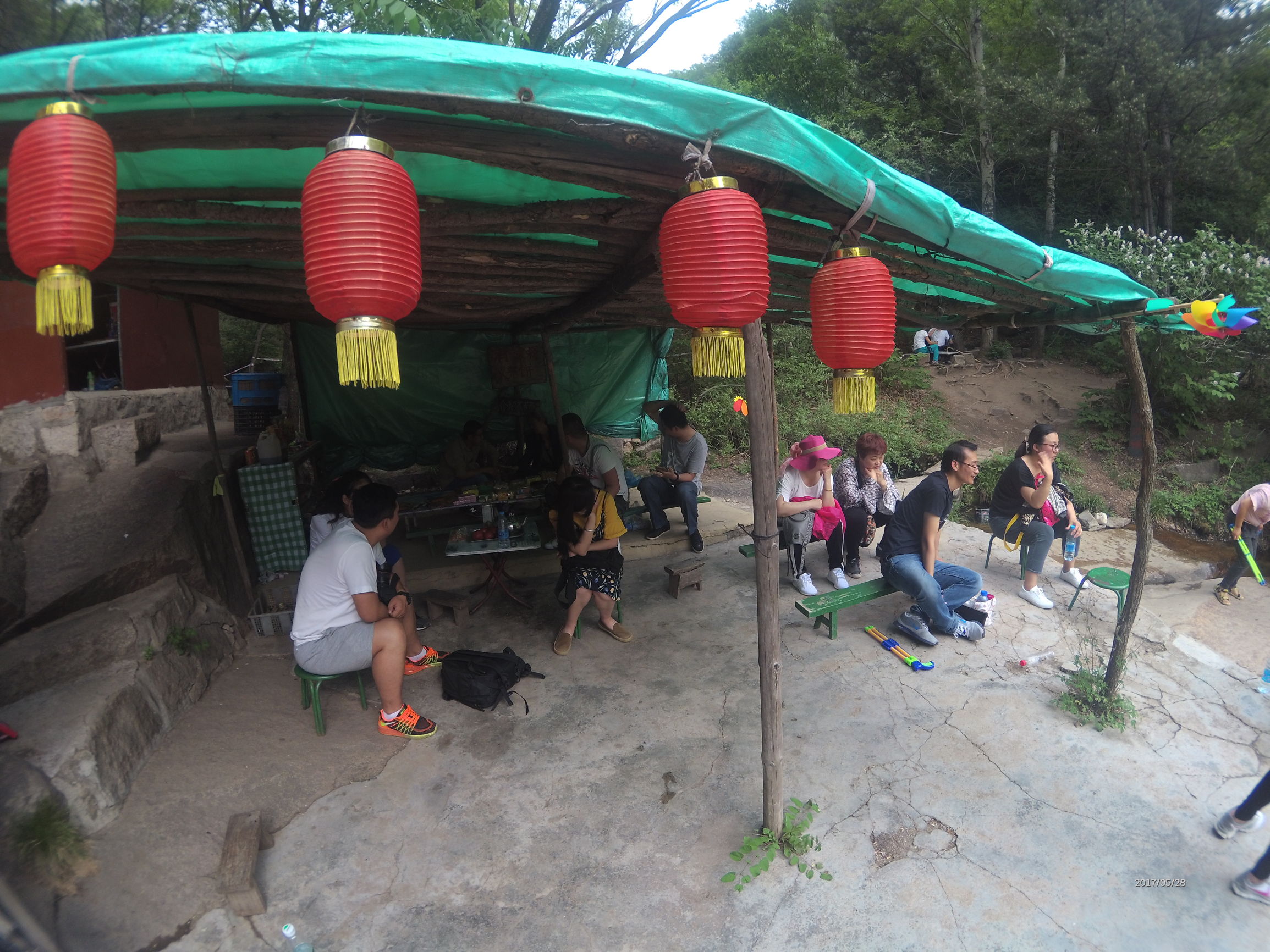 白石山十瀑潭石林峡四日游,白石山风景区自驾游攻略图