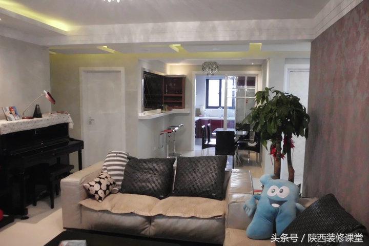 现代简约三房二厅效果图,现代风三房两厅简约大气风格