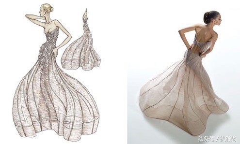 礼服好高级感,怎么画礼服设计手稿图