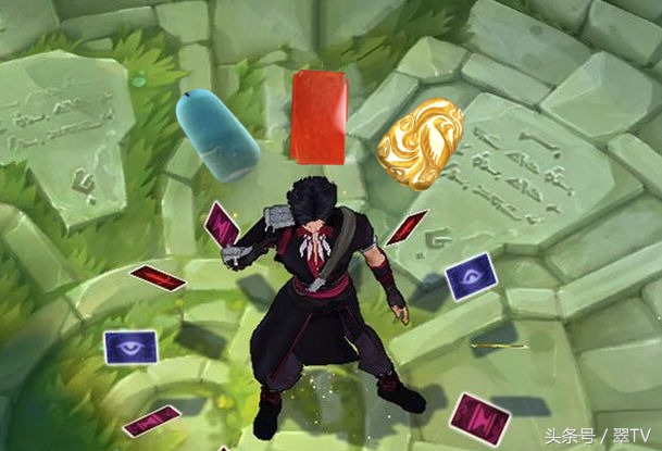 假如用珠宝翡翠来打游戏，卡牌：人头可以送，技能不能放