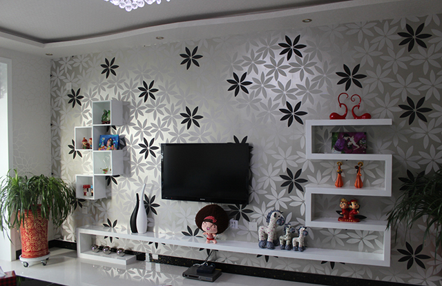 婚房客厅十字绣最新款家和万事兴,婚房电视墙挂什么十字绣图案