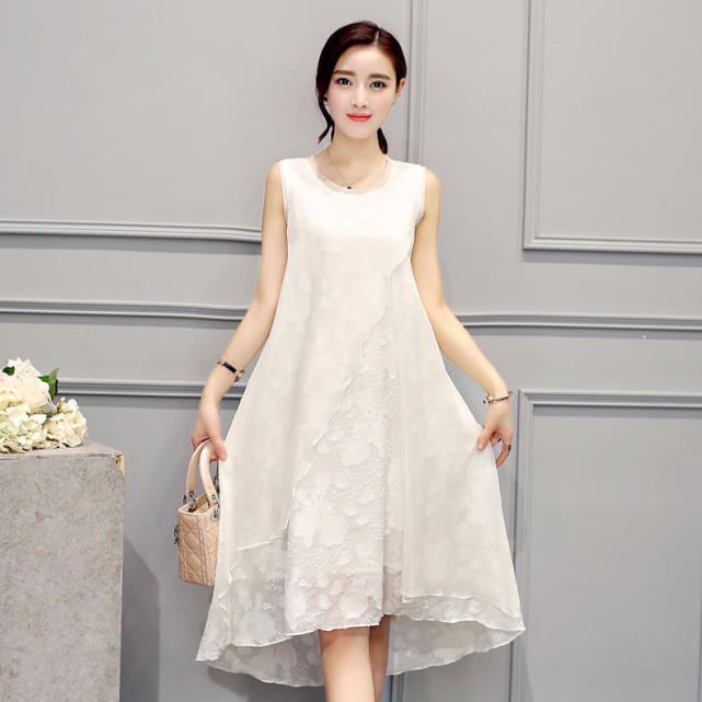 新款真丝连衣裙夏季翻领女中年,夏季女连衣裙新款2019真丝