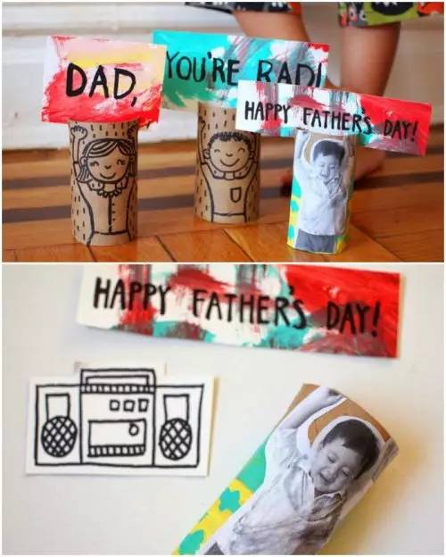 幼儿园父亲节礼物手工小班,幼儿园父亲节活动创意礼物