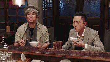 黄磊吴昕深夜食堂,吴昕黄磊吃米线