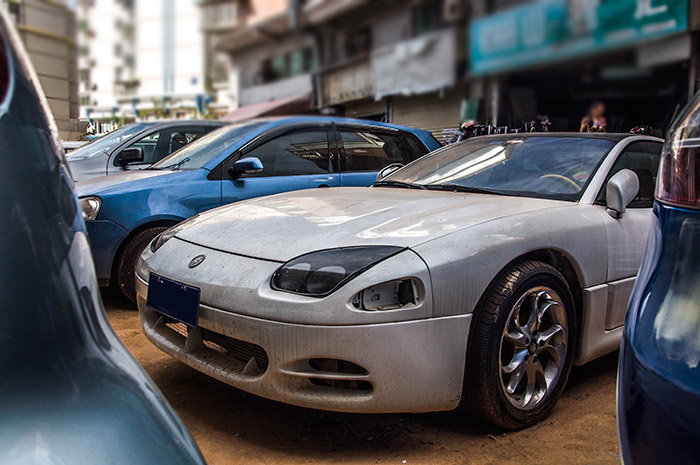 中国还能上路的三菱3000gt,老款三菱3000gt