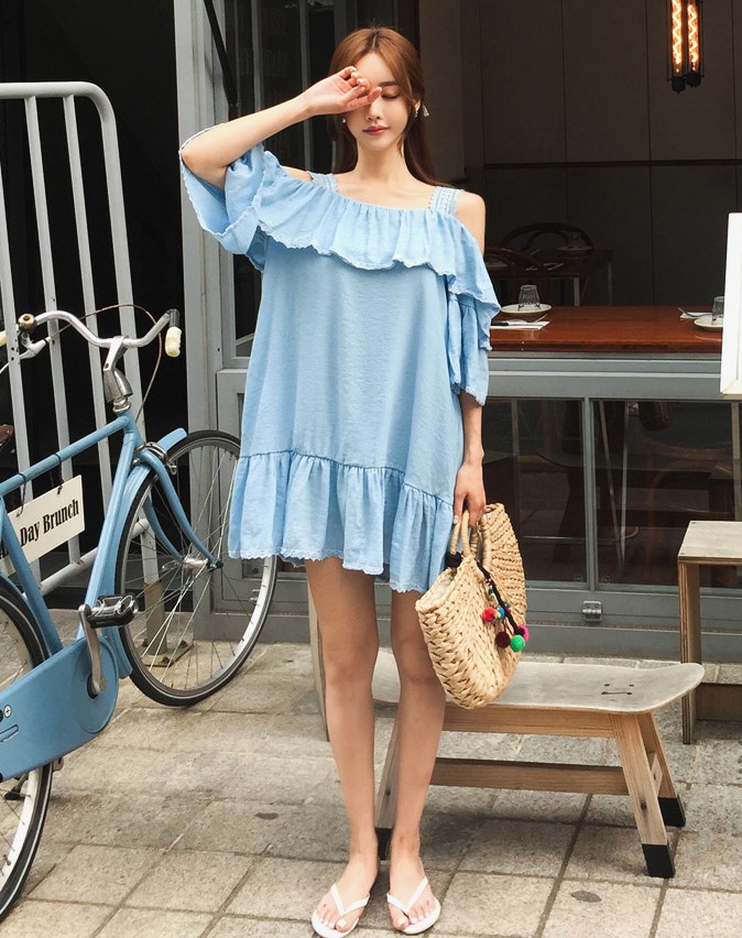 珠珠美美哒原版,孙允珠夏日缤纷糖果包臀裙