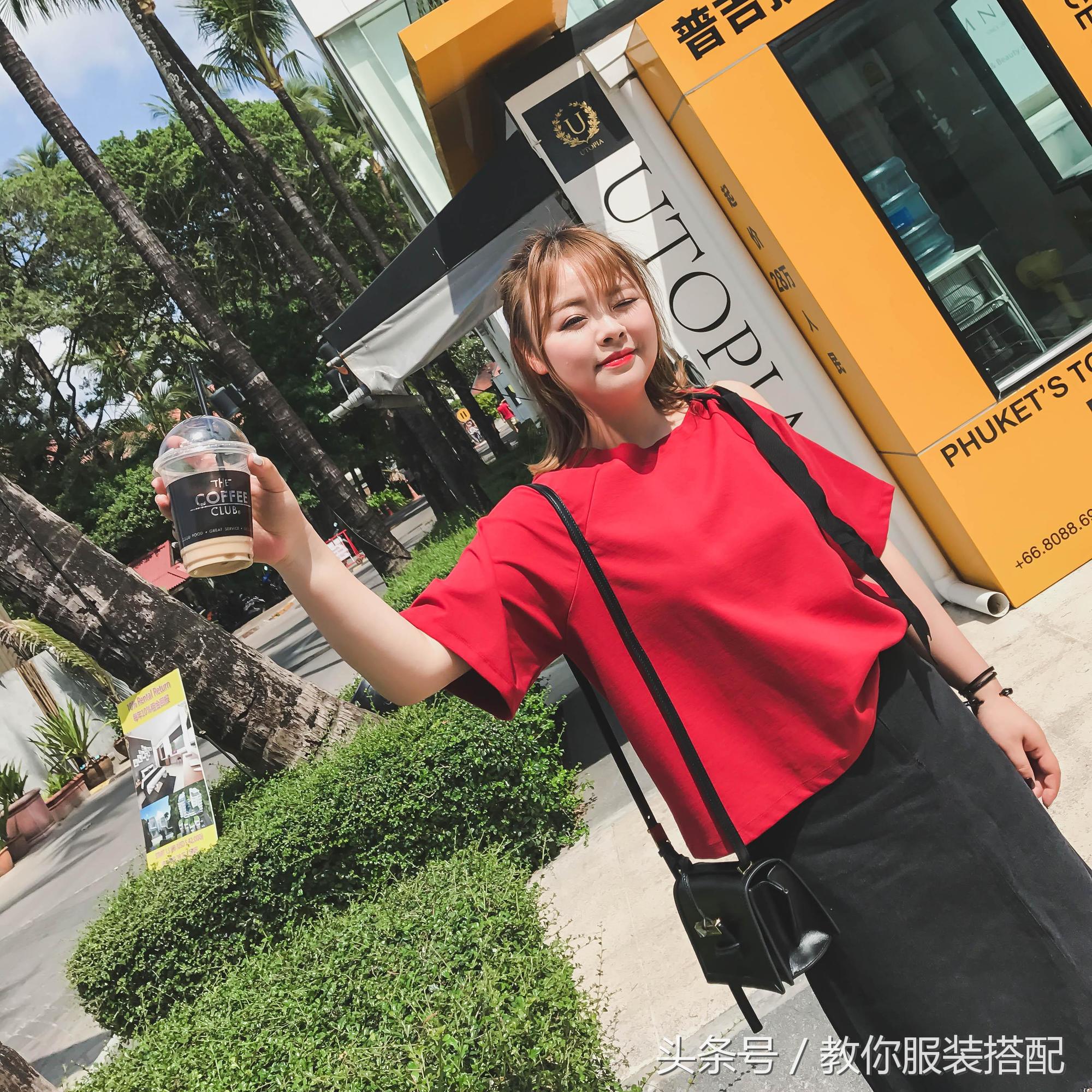 正肩t恤显瘦胖mm不褶皱,t恤推荐胖mm显瘦遮肉