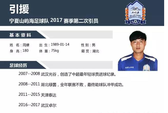 山屿海足球队最新引援,2019中乙宁夏山屿海足球队