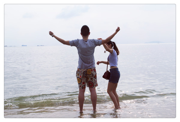 在三亚总有一片海属于一个人,在三亚椰梦长廊海边