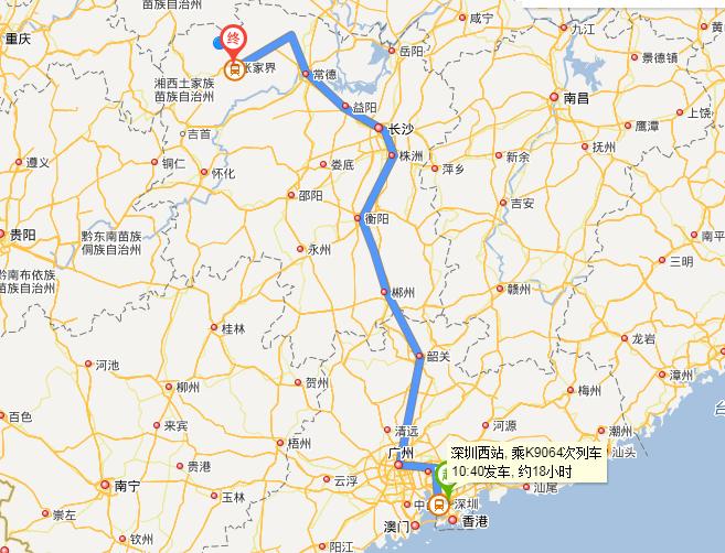 深圳出发去张家界旅游攻略图,深圳去张家界旅游攻略路线推荐