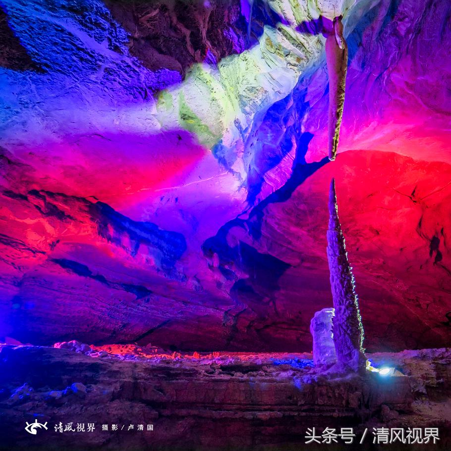 恩施玉龙洞全景图,湖北恩施千年古洞