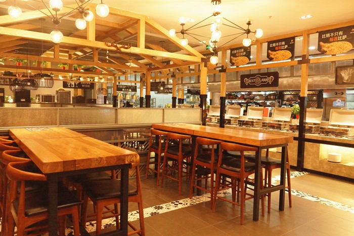 阿尔卑斯比萨牛排自助餐厅神木店,神木比萨