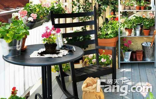 阳台装修效果图休闲阳台,100款阳台装修效果图