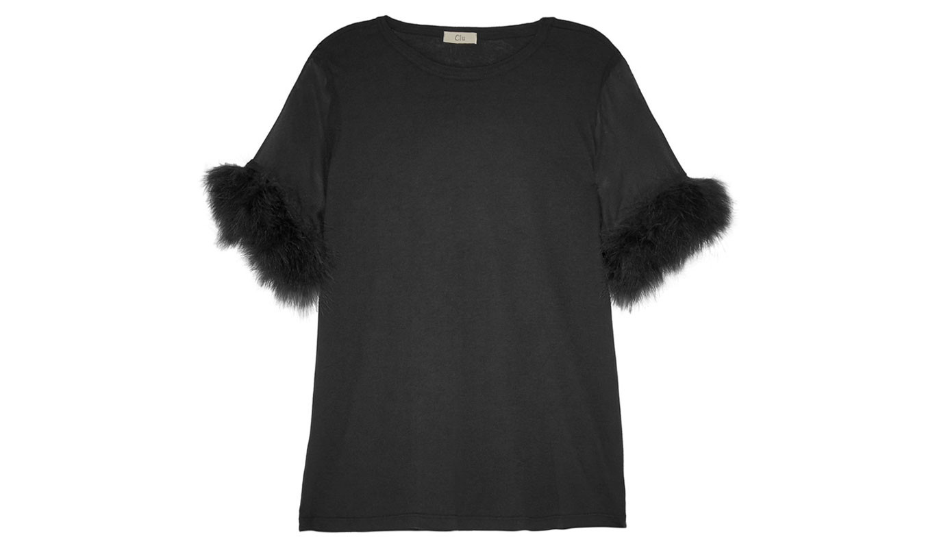 今年流行的羽毛女款衣服,最流行羽毛衣