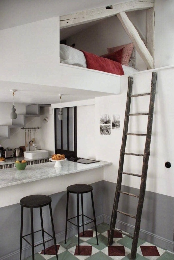 小户型阁楼式床稳固,小户型便宜又实用的床