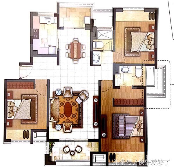 中环国际三期顶楼复式户型图,中环国际公寓三期156平