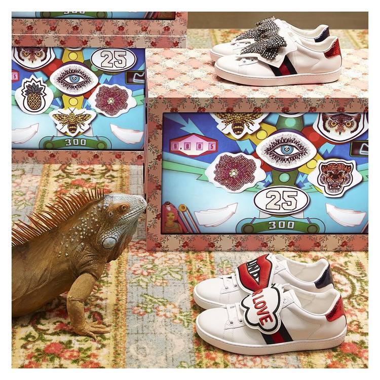 gucci显高小白鞋你爱了吗,gucci今年最流行的小白鞋