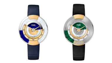 fendi两个表盘女表,fendi机械表
