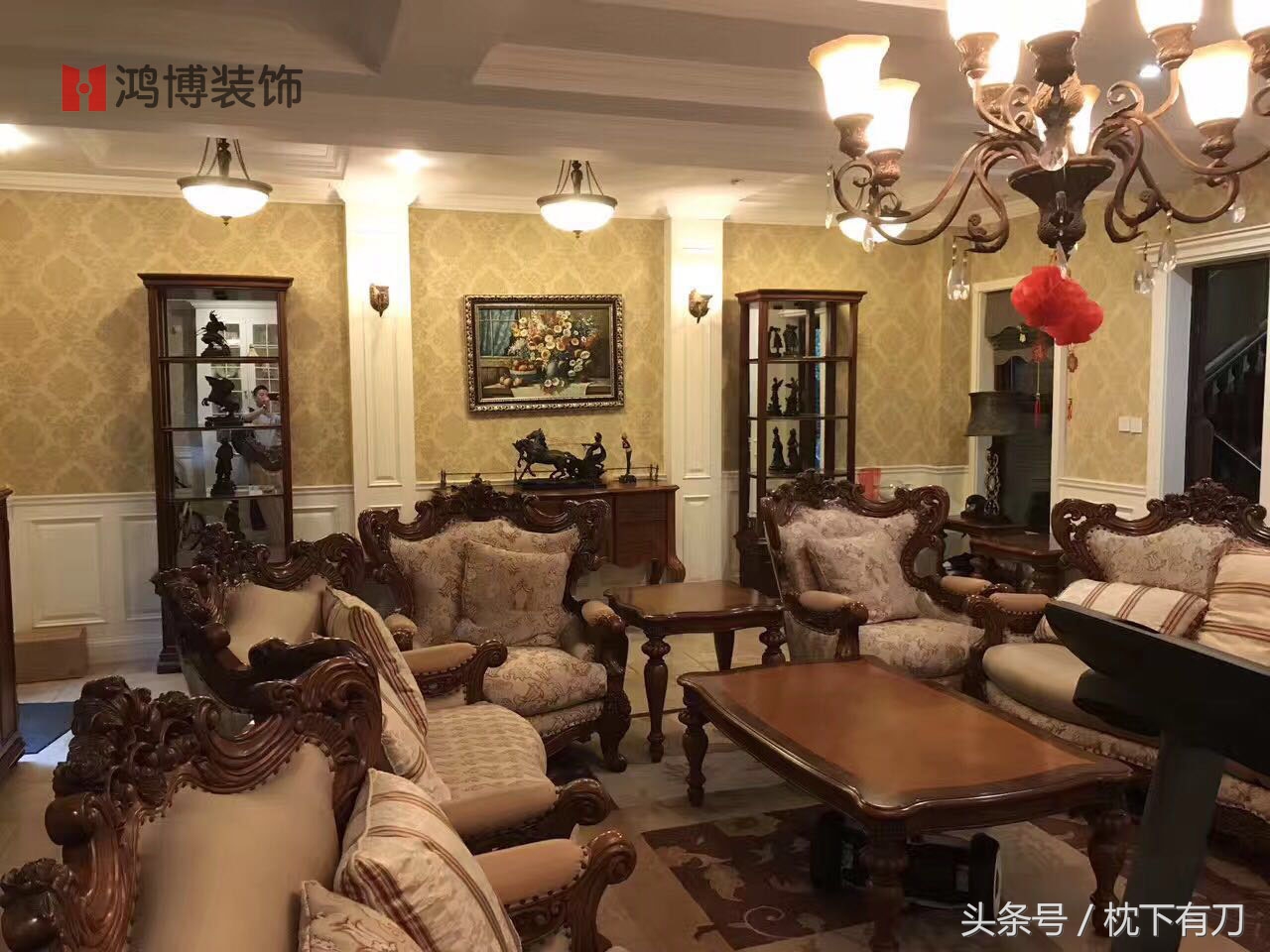 杭州美式别墅,杭州美式别墅室内实景装修效果图