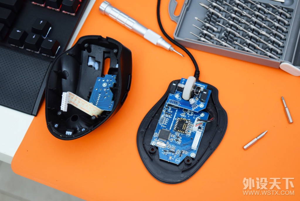 缝缝补补又三年QAPD8K鼠标修复记顺带拆解