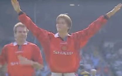 96年贝克汉姆温布尔登,贝克汉姆62米吊射全过程