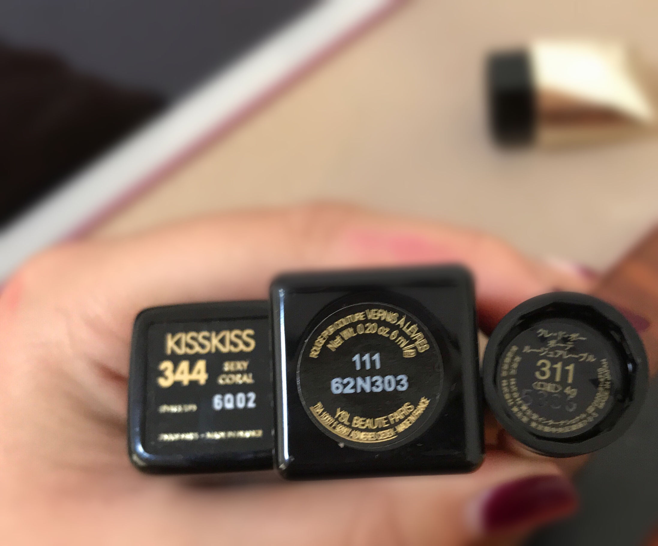 兰蔻和香奈儿口红色号推荐,tf27口红试色三姐妹