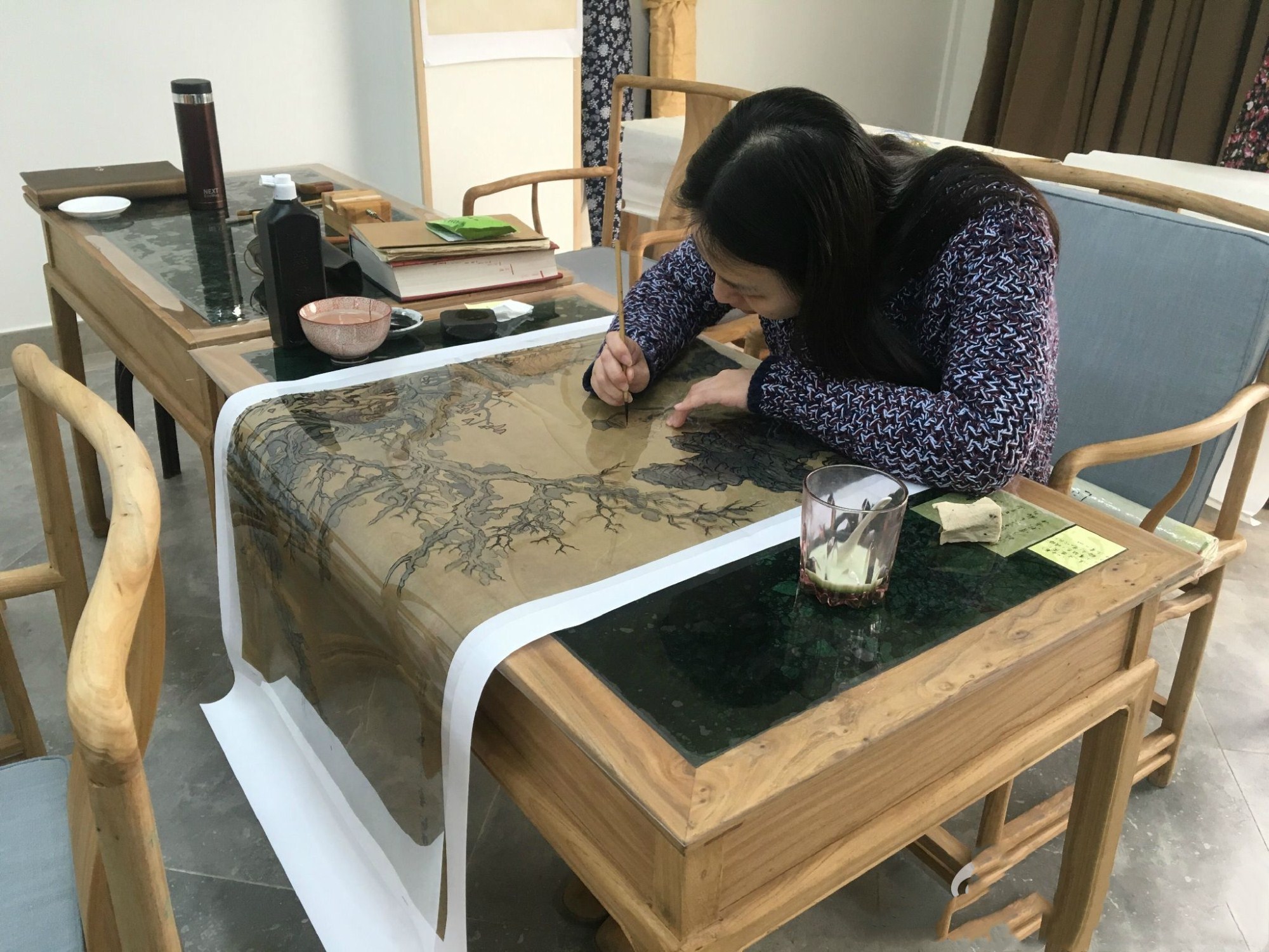 绘画临摹和默写,绘画临摹黑白