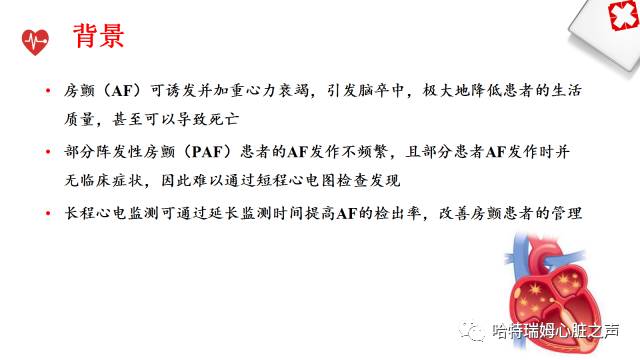 「心声」长程心电检测设备在房颤管理中的重要地位