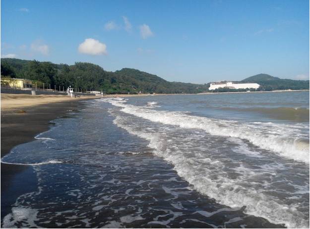 免费海边沙滩推荐,中山周边一日游沙滩