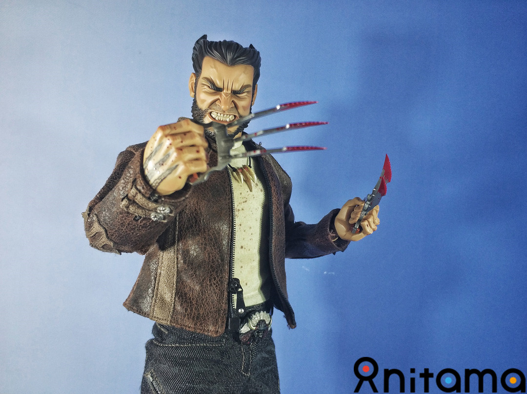 黑道金刚狼-黑帮王国1/6方块5幽灵狼套装测评