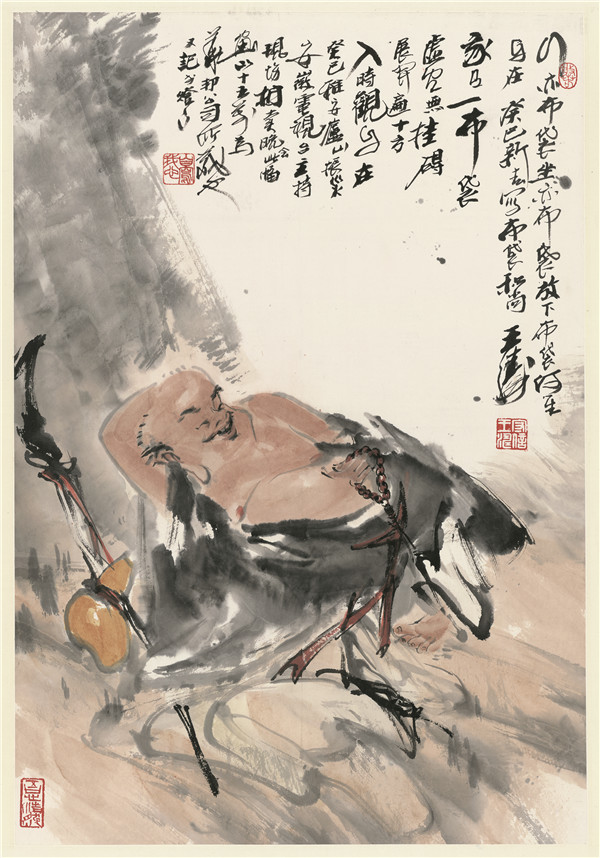 新浙派人物画开创者,王涛人物画作品欣赏