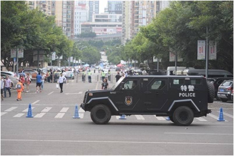 战高温民警,战高温斗酷暑保平安