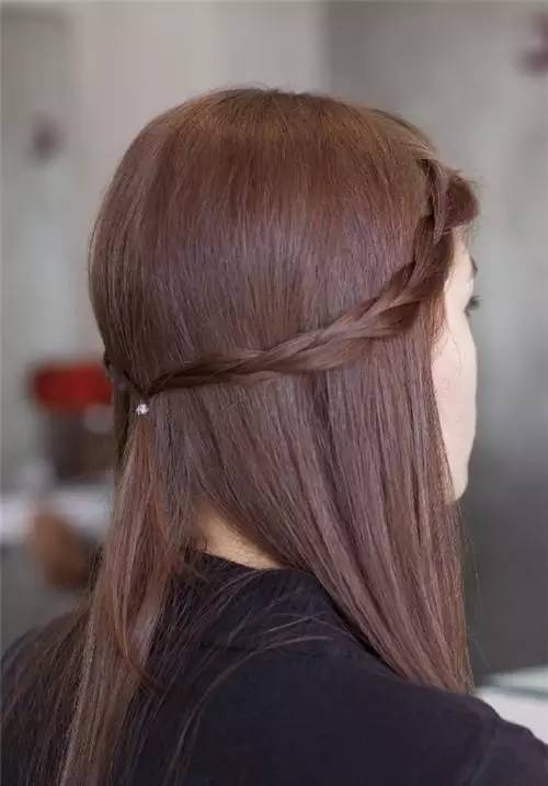 长直发帅气扎发,适合黑长直发的扎发