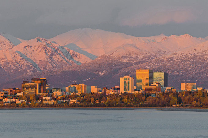 阿拉斯加游记仰望北极光,阿拉斯加走在路上