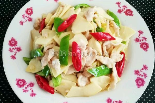 冬笋炒肉片家常做法视频,冬笋炒肉片咸菜的家常做法