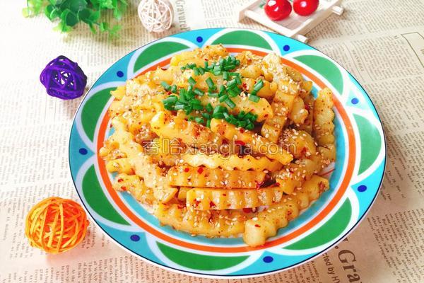 油炸狼牙土豆,油炸狼牙土豆酥脆方法