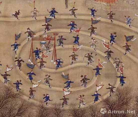 古画中的运动会,雅昌艺术网专稿