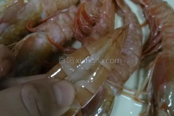 红烧开背阿根廷大虾,油盐焗阿根廷大虾