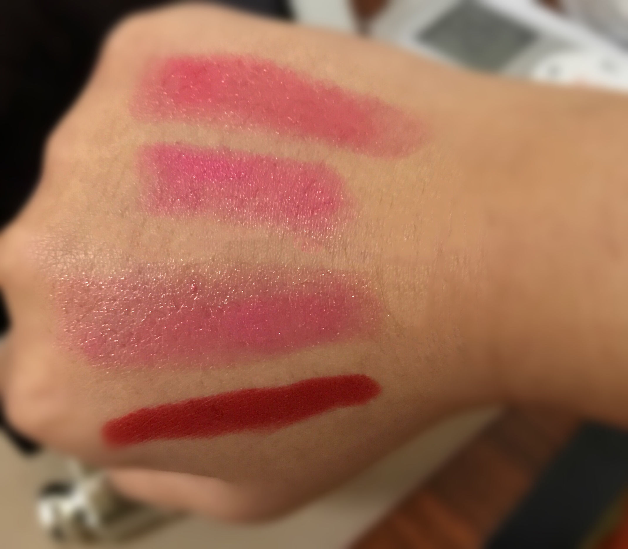 兰蔻和香奈儿口红色号推荐,tf27口红试色三姐妹