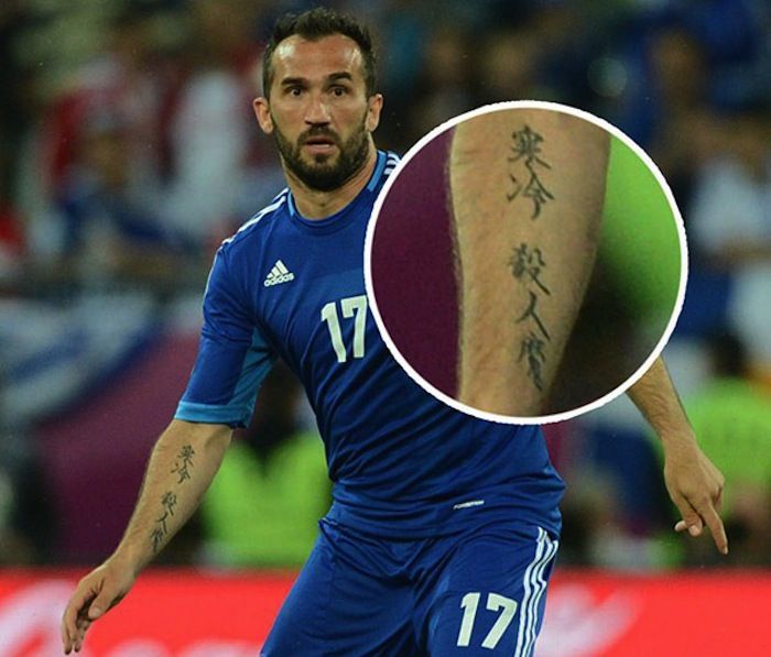 盘点各大明星的纹身,美国明星汉字纹身