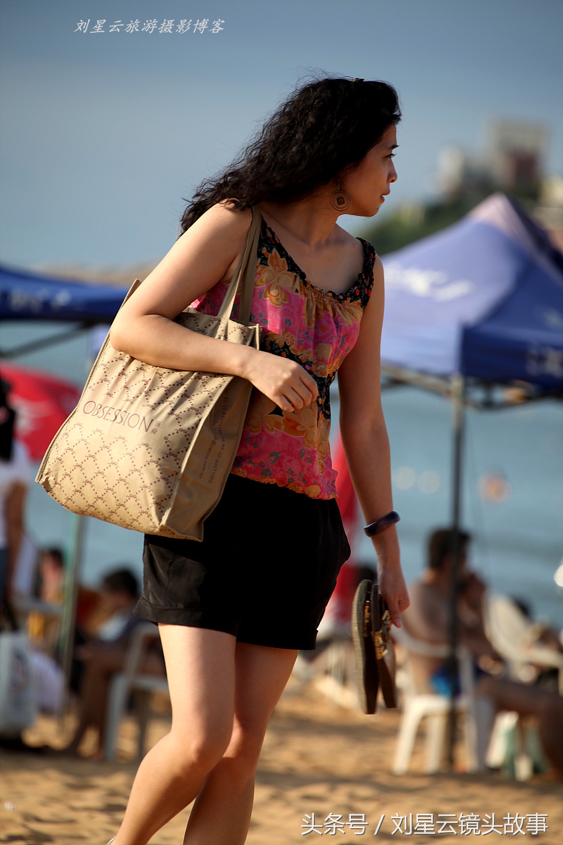 威海旅游女生旅游视频,去威海旅游的女人