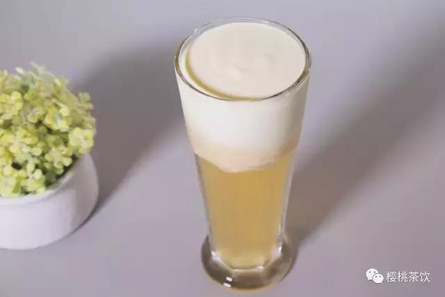 樱桃茶饮奶盖,樱桃饮品奶茶做法