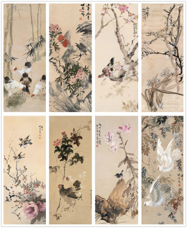 海派花鸟画谁的比较好,海派名家张雄花鸟画